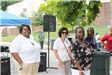National Night Out - Three adults pose for photo