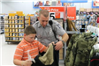 Operation Blue Christmas - Police Officer with Child Shopping