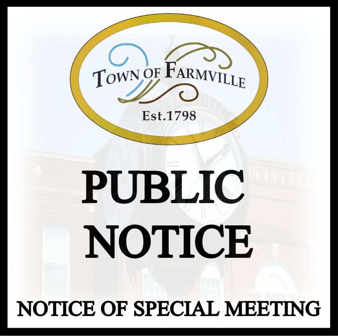 Public Notice - Special Called Meeting